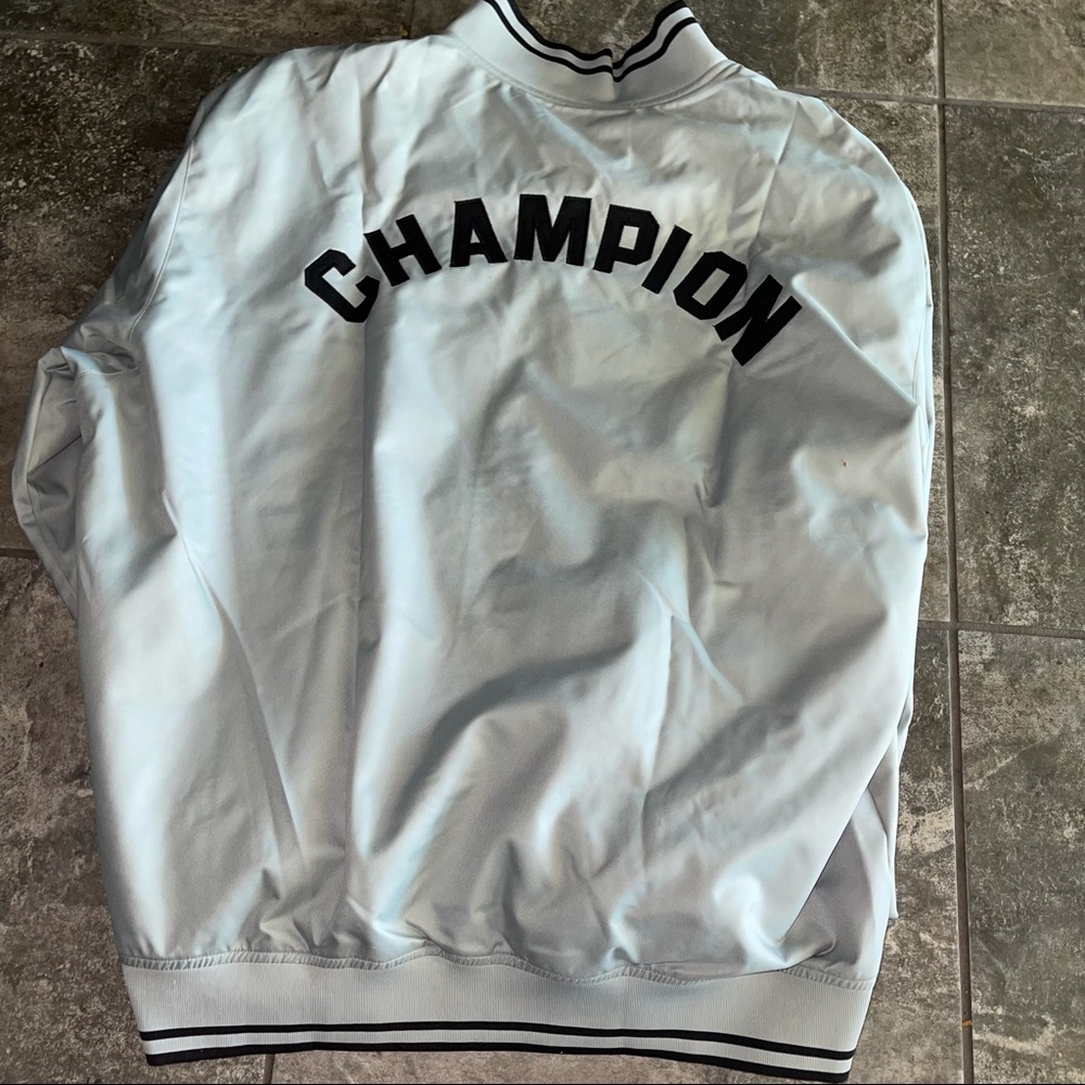 Champion Varsity Track Jacket Gray Men’s XXL